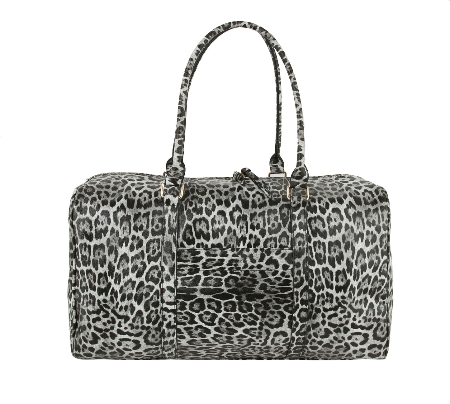 Ostrich Croc Duffle Bag by hfstylish