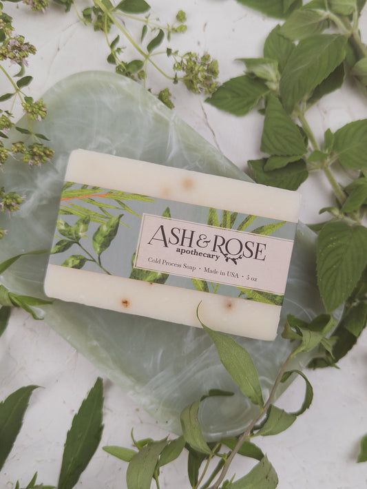 Tea Tree Mint Soap Scrub Bar by Ash & Rose