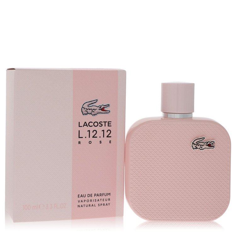 Lacoste Eau De Lacoste L.12.12 Rose by Lacoste Eau De Parfum Spray 3.3 oz for Women by Avera Group