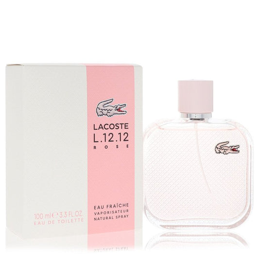 Lacoste Eau De Lacoste L.12.12 Rose Eau Fraiche by Lacoste Eau De Toilette Spray 3.3 oz for Women by Avera Group