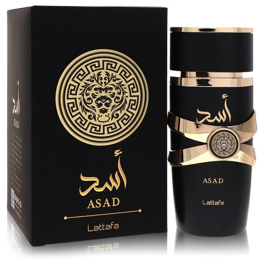 Lattafa Asad by Lattafa Eau De Parfum Spray (Unisex) 3.4 oz for Women by Avera Group