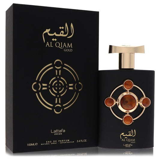 Lattafa Pride Al Qiam Gold by Lattafa Eau De Parfum Spray (Unisex) 3.4 oz for Men by Avera Group