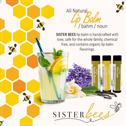 Trendy Lip Balm Set by Sister Bees