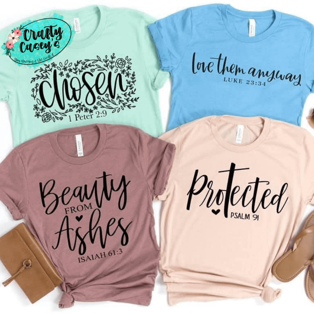 Love Them Anyway Luke 23:34- Spiritual Women's Unisex T-shirts by Crafty Casey's