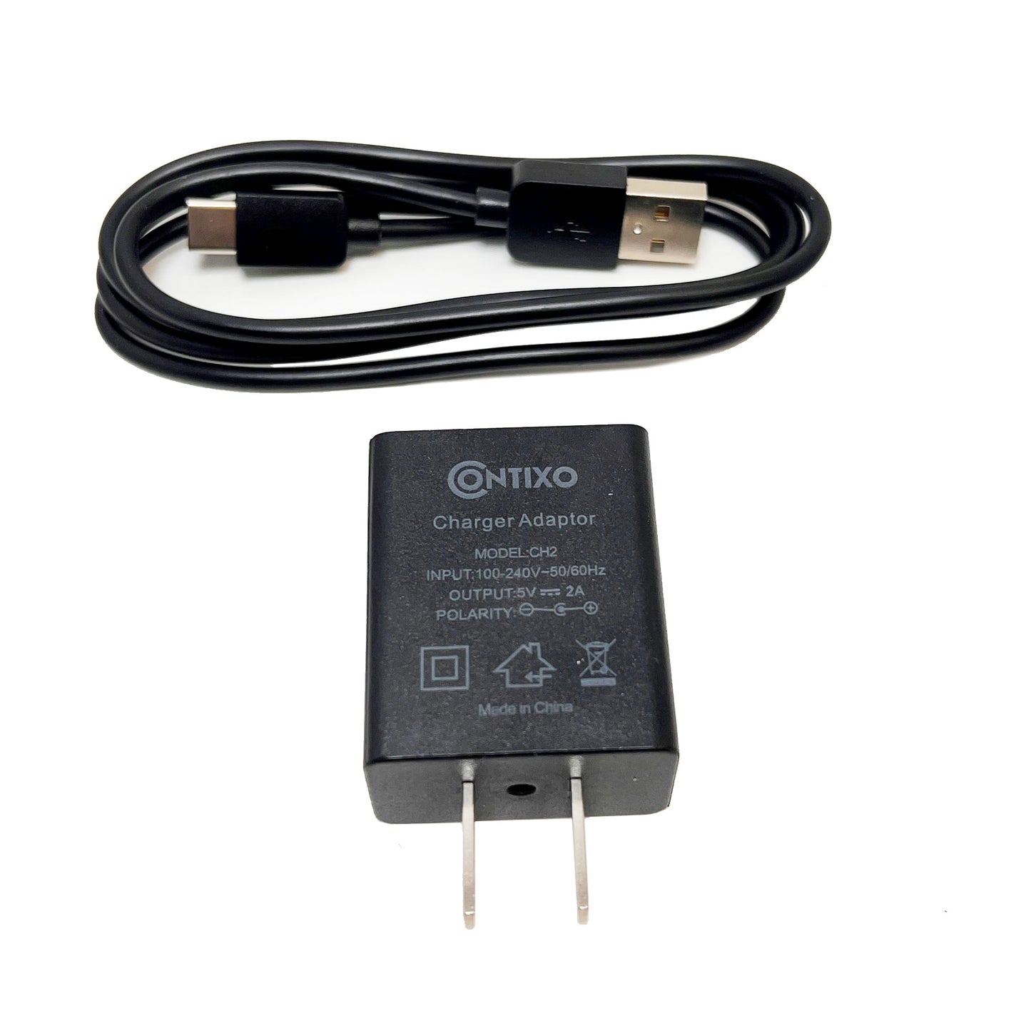 Replacement Charging Block & USB to Type-C Cable by Contixo