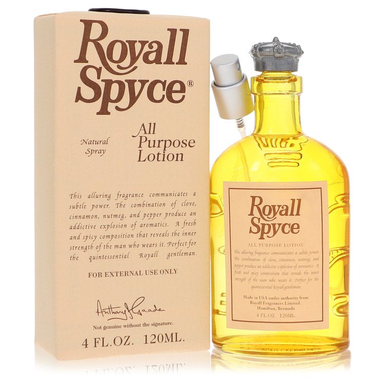 Royall Spyce by Royall Fragrances All Purpose Lotion / Cologne 4 oz for Men by Avera Group