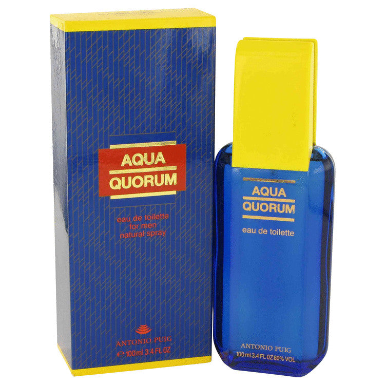 Aqua Quorum by Antonio Puig Eau De Toilette Spray 3.4 oz for Men by Avera Group