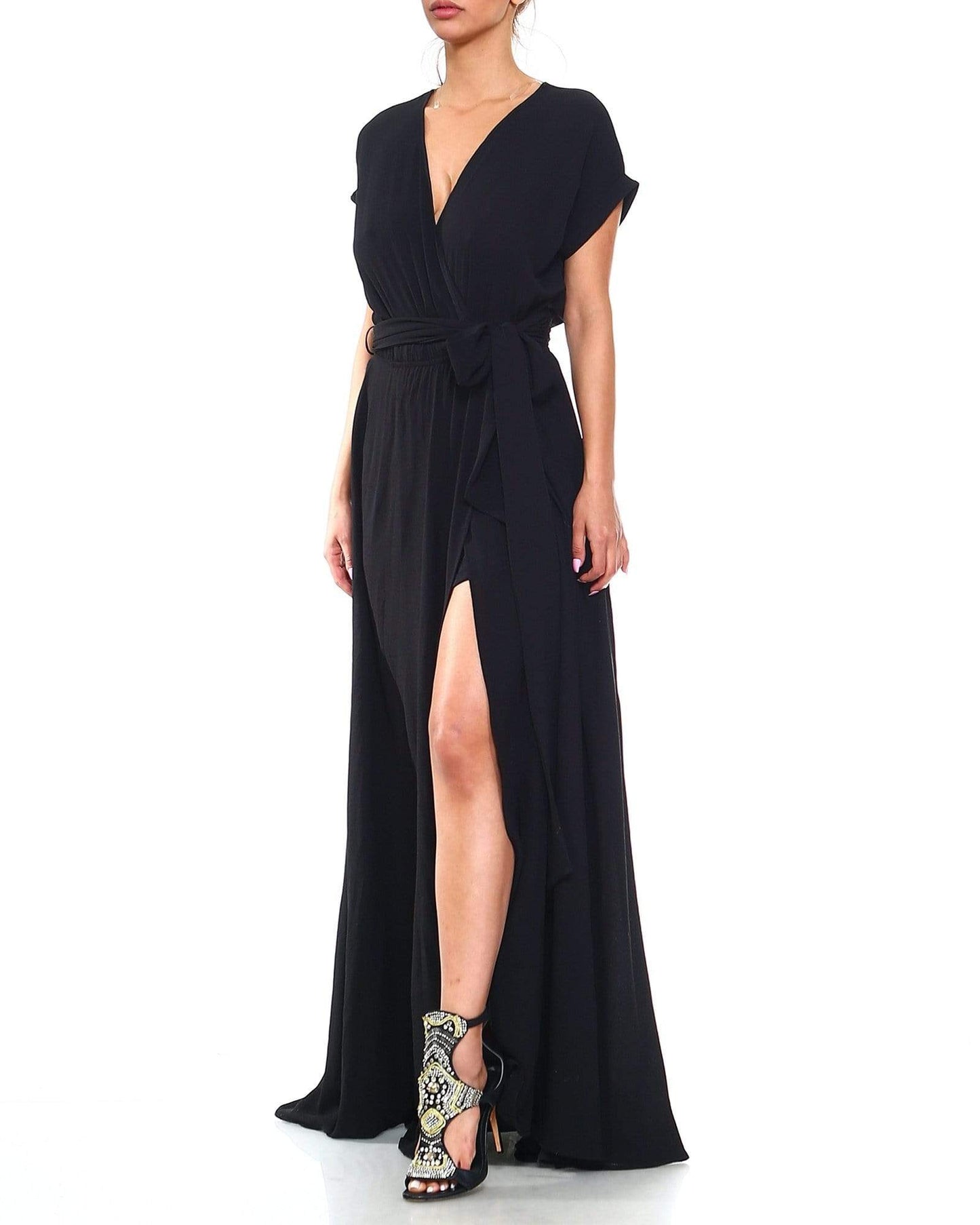 Jasmine Maxi Dress - Black by Meghan Fabulous