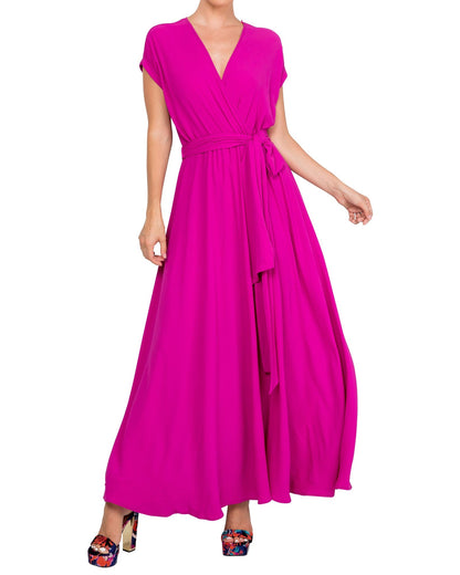 Jasmine Maxi Dress - Cranberry by Meghan Fabulous