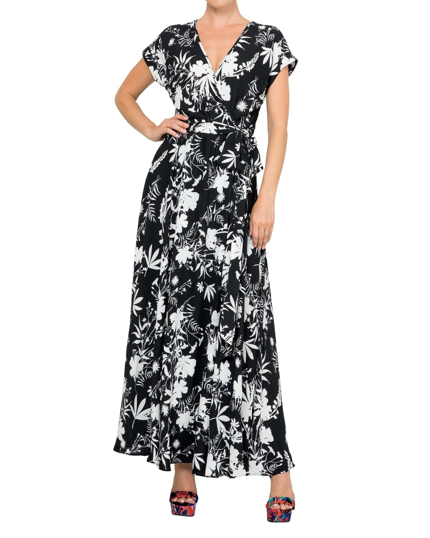 Jasmine Maxi Dress - Dahlia Black by Meghan Fabulous