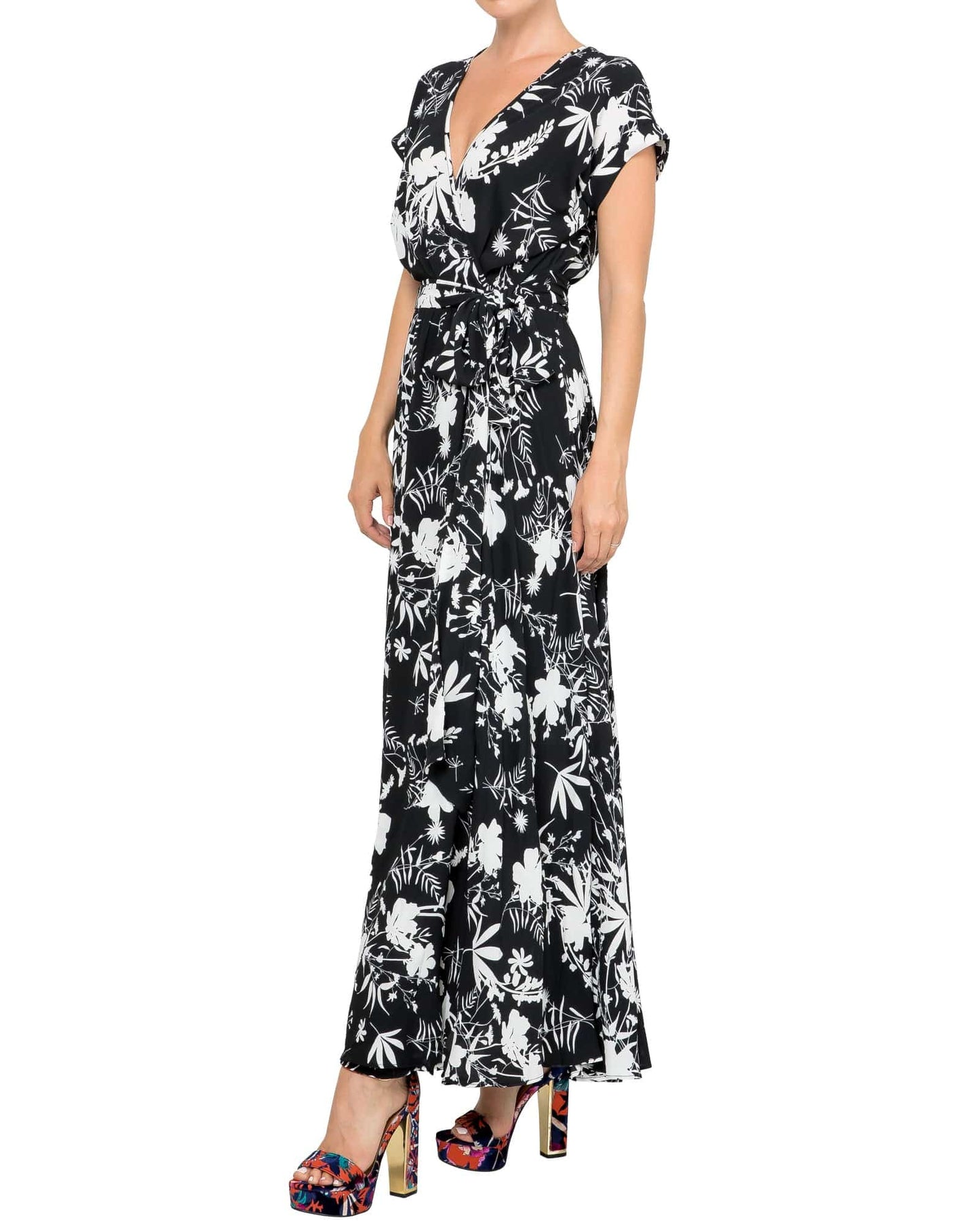 Jasmine Maxi Dress - Dahlia Black by Meghan Fabulous