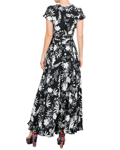 Jasmine Maxi Dress - Dahlia Black by Meghan Fabulous