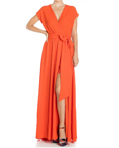 Jasmine Maxi Dress - Flame by Meghan Fabulous