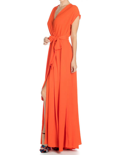 Jasmine Maxi Dress - Flame by Meghan Fabulous