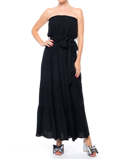 Makena Maxi Dress - Black by Meghan Fabulous