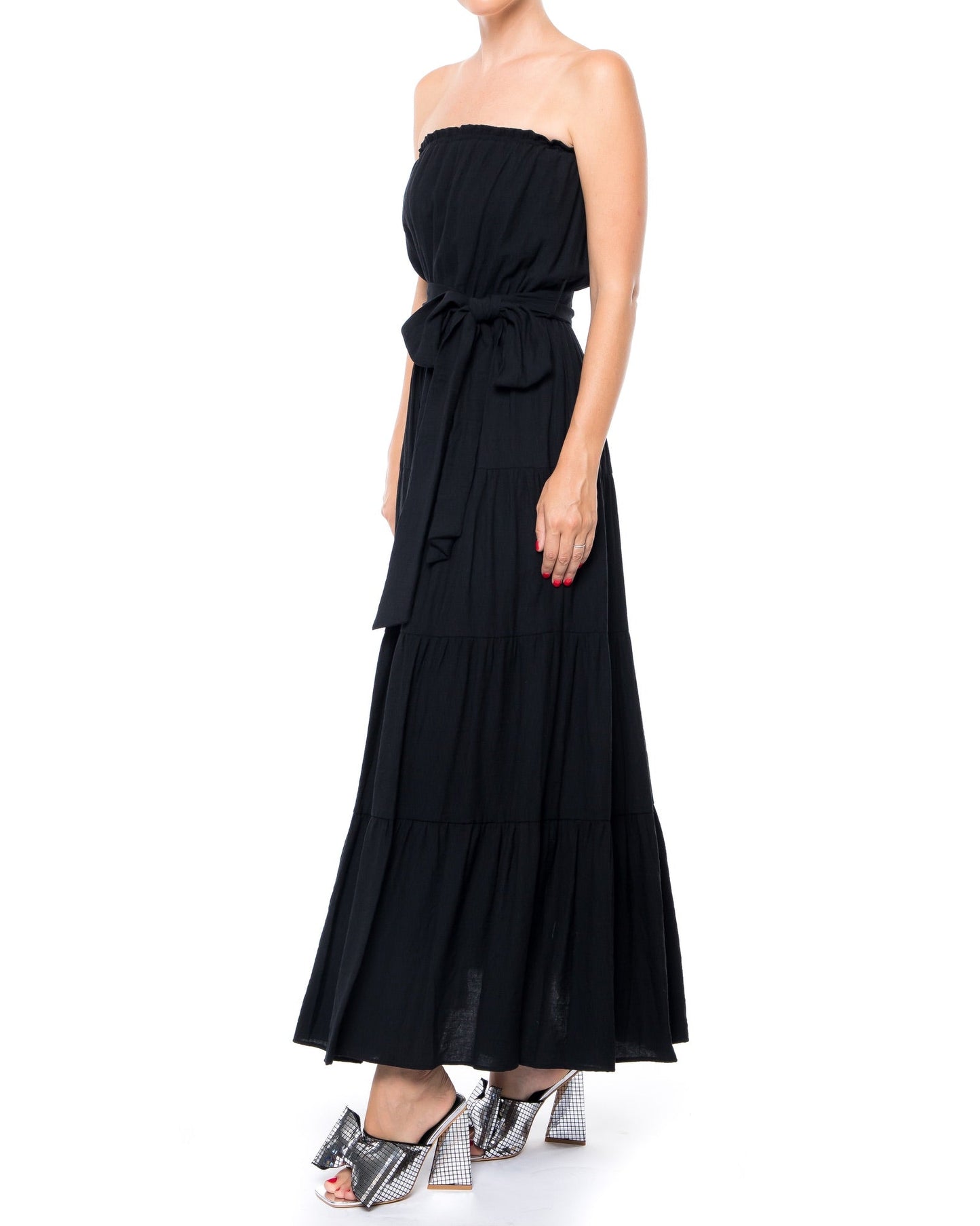 Makena Maxi Dress - Black by Meghan Fabulous