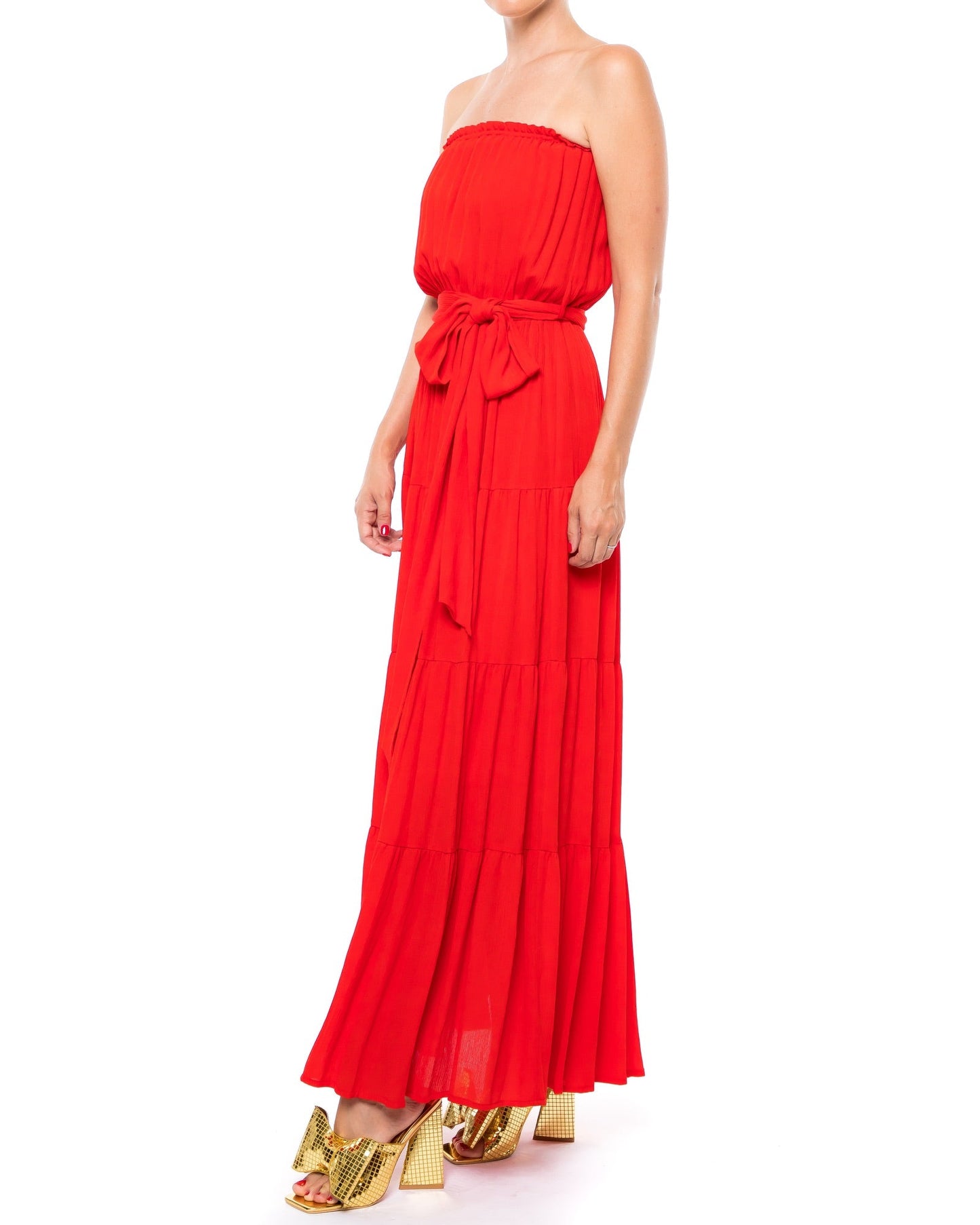 Makena Maxi Dress - Cherry by Meghan Fabulous