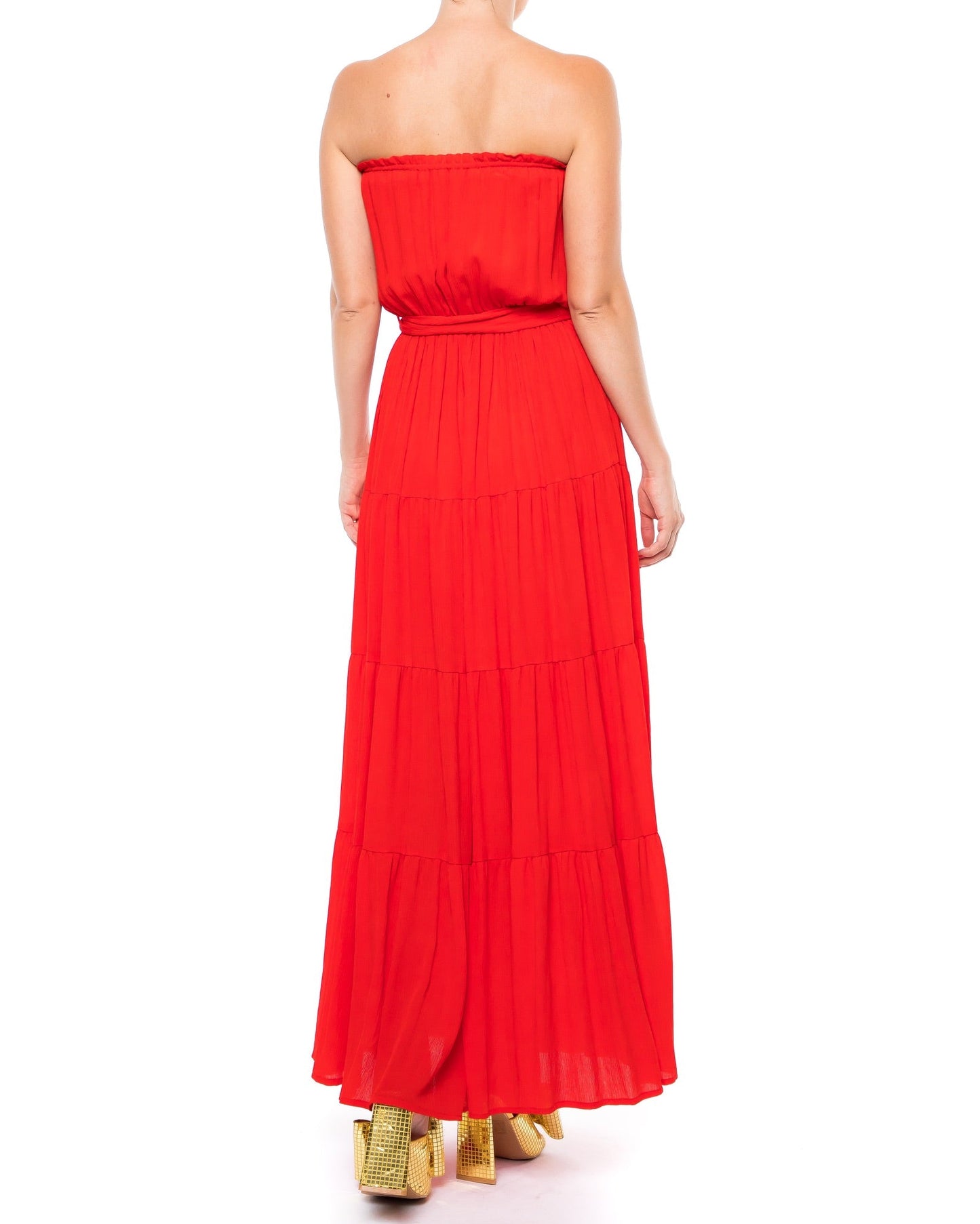 Makena Maxi Dress - Cherry by Meghan Fabulous