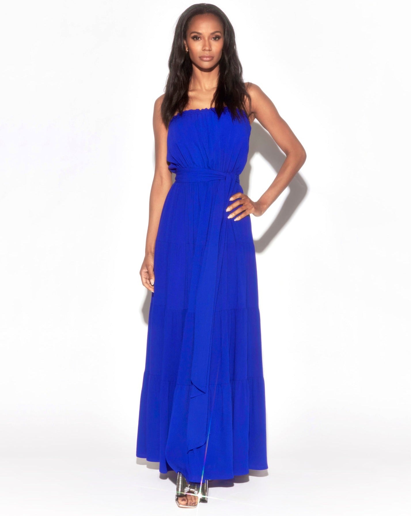 Makena Maxi Dress - Royal by Meghan Fabulous