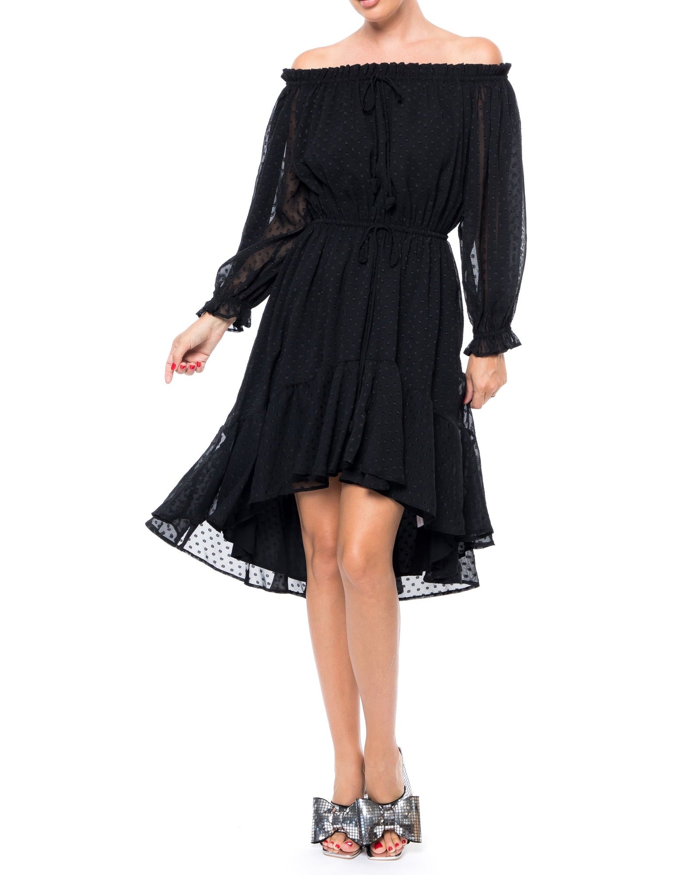 Keiko Midi Dress - Black by Meghan Fabulous