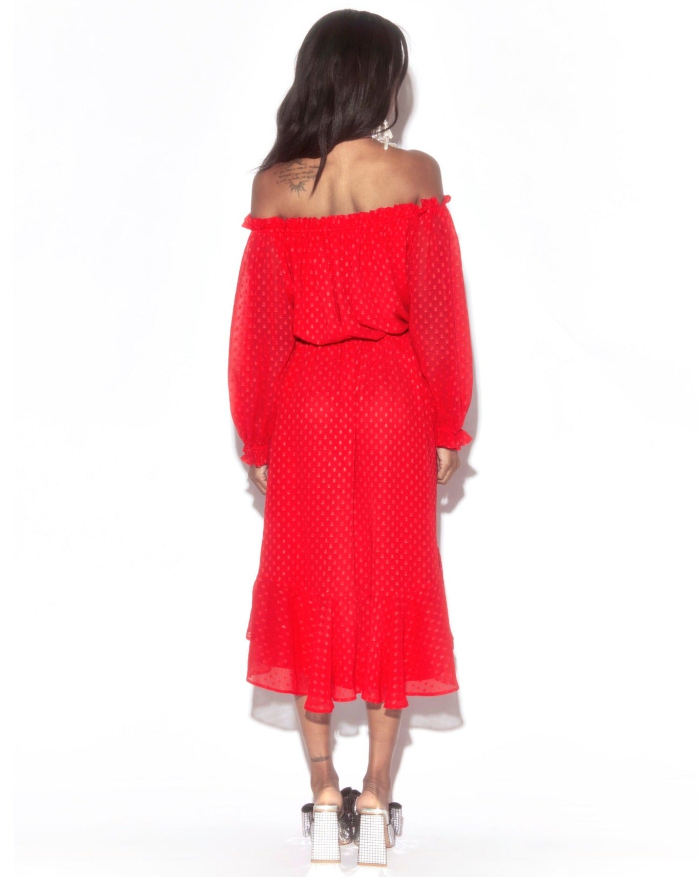 Keiko Midi Dress - Cherry by Meghan Fabulous