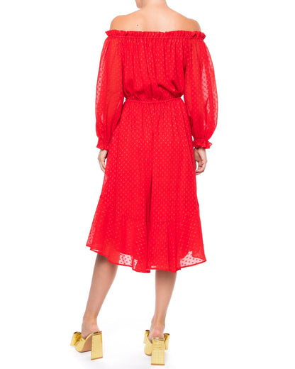 Keiko Midi Dress - Cherry by Meghan Fabulous