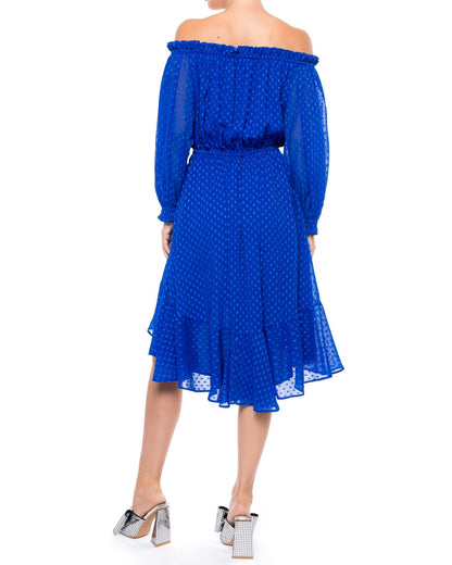 Keiko Midi Dress - Royal by Meghan Fabulous