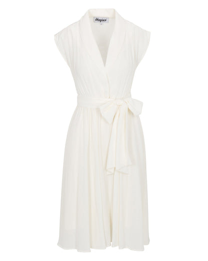 Honeysuckle Midi Dress - Ivory by Meghan Fabulous