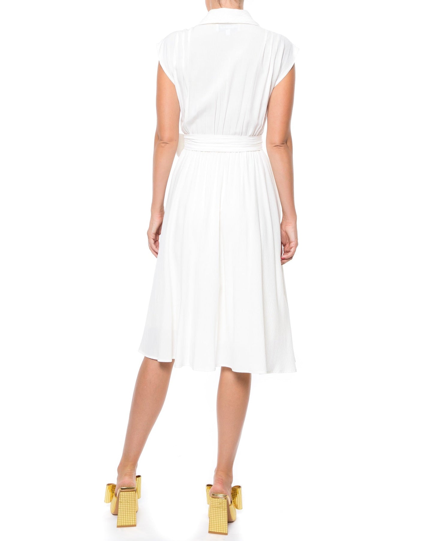 Honeysuckle Midi Dress - Ivory by Meghan Fabulous