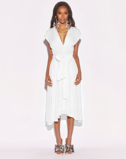 Honeysuckle Midi Dress - Ivory by Meghan Fabulous