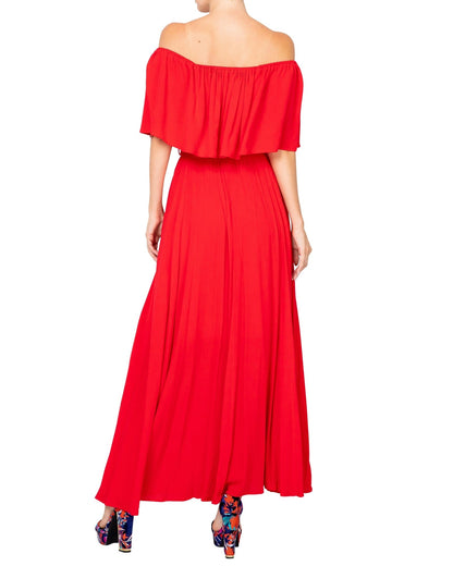 Morning Glory Maxi Dress - Cherry by Meghan Fabulous