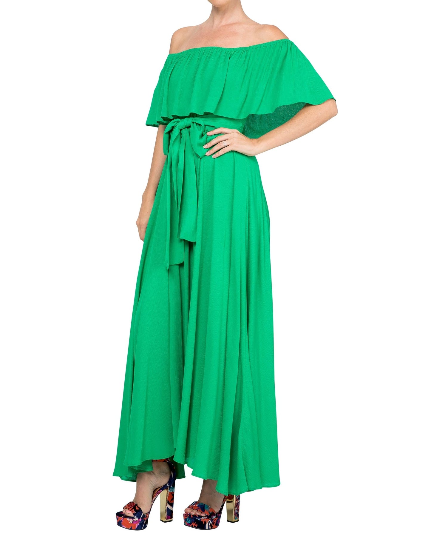 Morning Glory Maxi Dress - Emerald by Meghan Fabulous