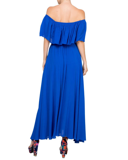 Morning Glory Maxi Dress - Royal by Meghan Fabulous