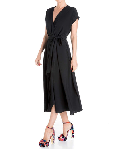 Jasmine Midi Dress - Black by Meghan Fabulous