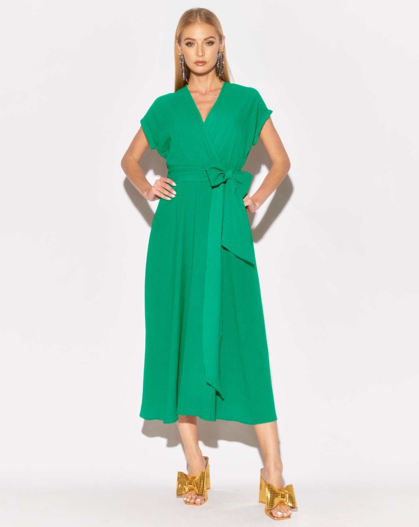 Jasmine Midi Dress - Emerald by Meghan Fabulous