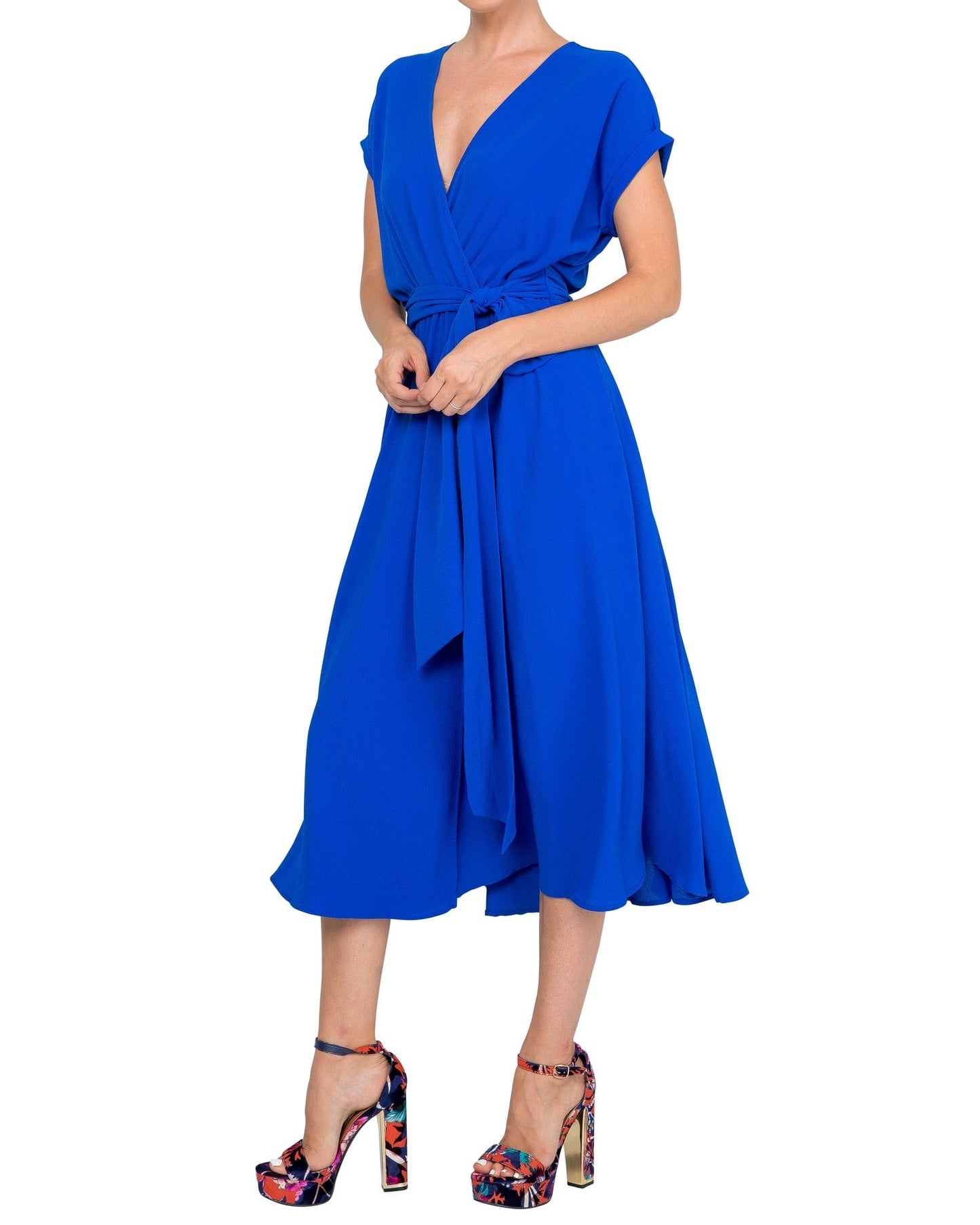 Jasmine Midi Dress - Royal by Meghan Fabulous