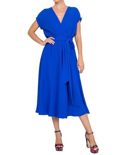 Jasmine Midi Dress - Royal by Meghan Fabulous