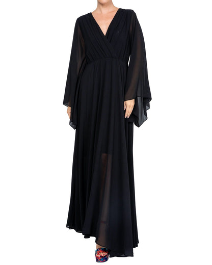 Sunset Maxi Dress - Black by Meghan Fabulous