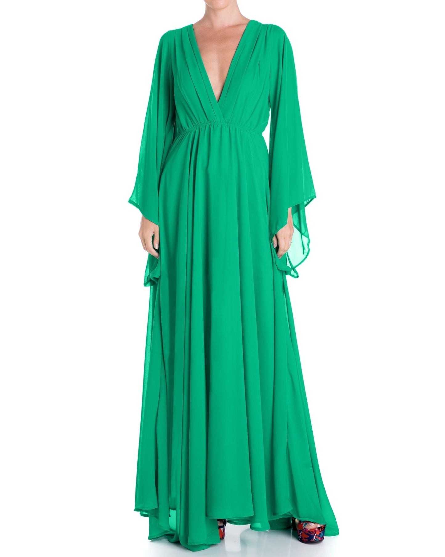 Sunset Maxi Dress - Emerald by Meghan Fabulous