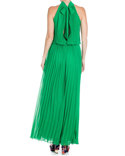 Wild Orchid Pleat Jumpsuit - Emerald by Meghan Fabulous