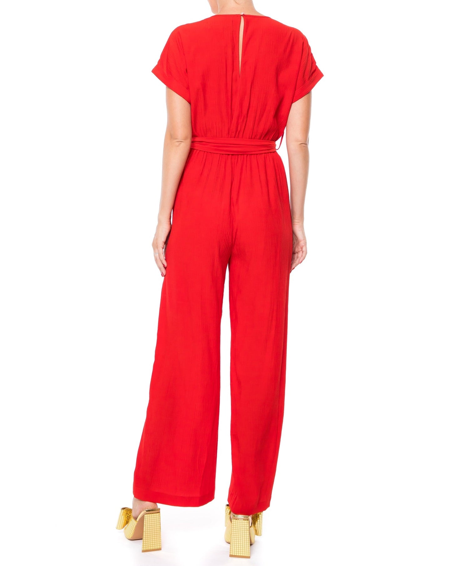 Wonderland Jumpsuit - Cherry by Meghan Fabulous