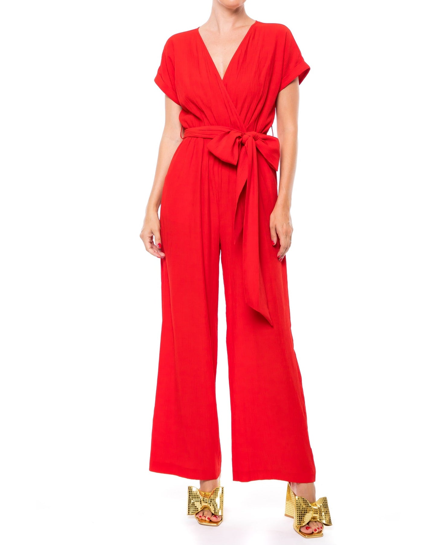 Wonderland Jumpsuit - Cherry by Meghan Fabulous