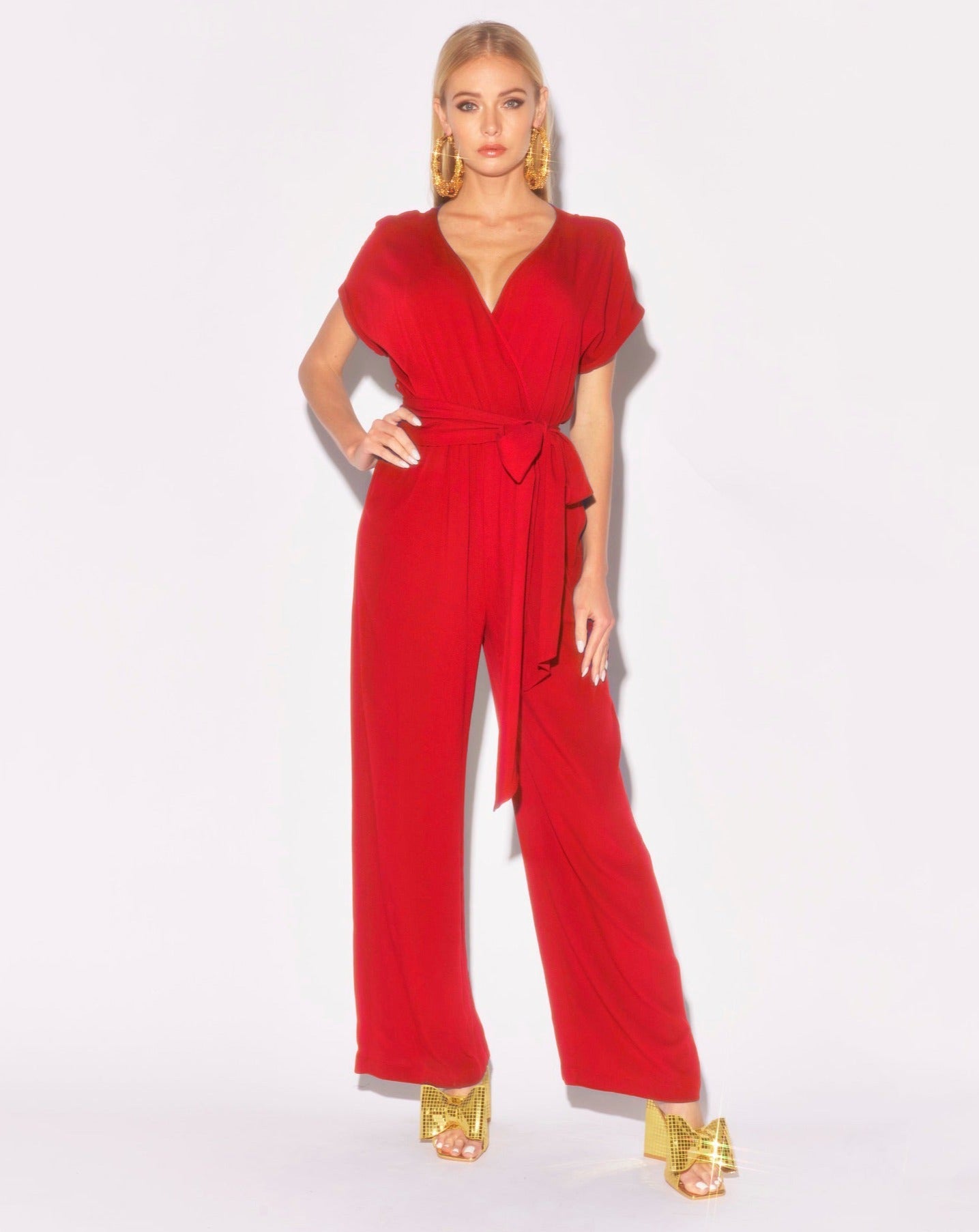 Wonderland Jumpsuit - Cherry by Meghan Fabulous