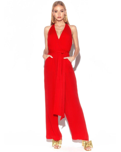 Disco Jumpsuit - Cherry by Meghan Fabulous