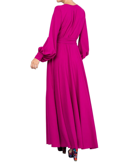 LilyPad Maxi Dress - Cranberry by Meghan Fabulous