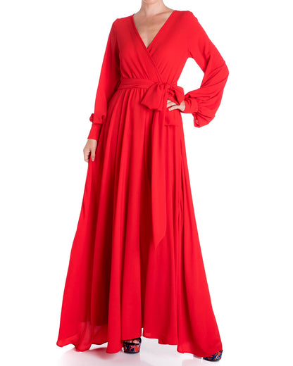 LilyPad Maxi Dress - Cherry by Meghan Fabulous