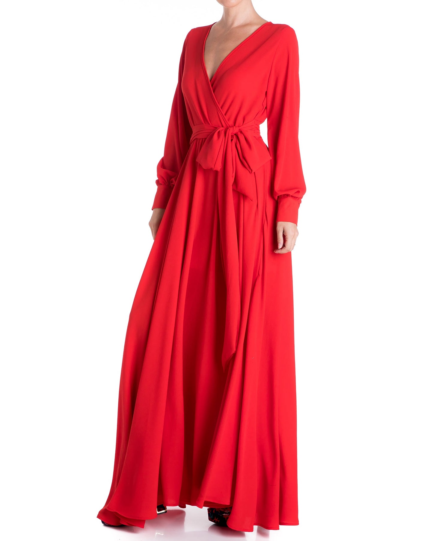 LilyPad Maxi Dress - Cherry by Meghan Fabulous