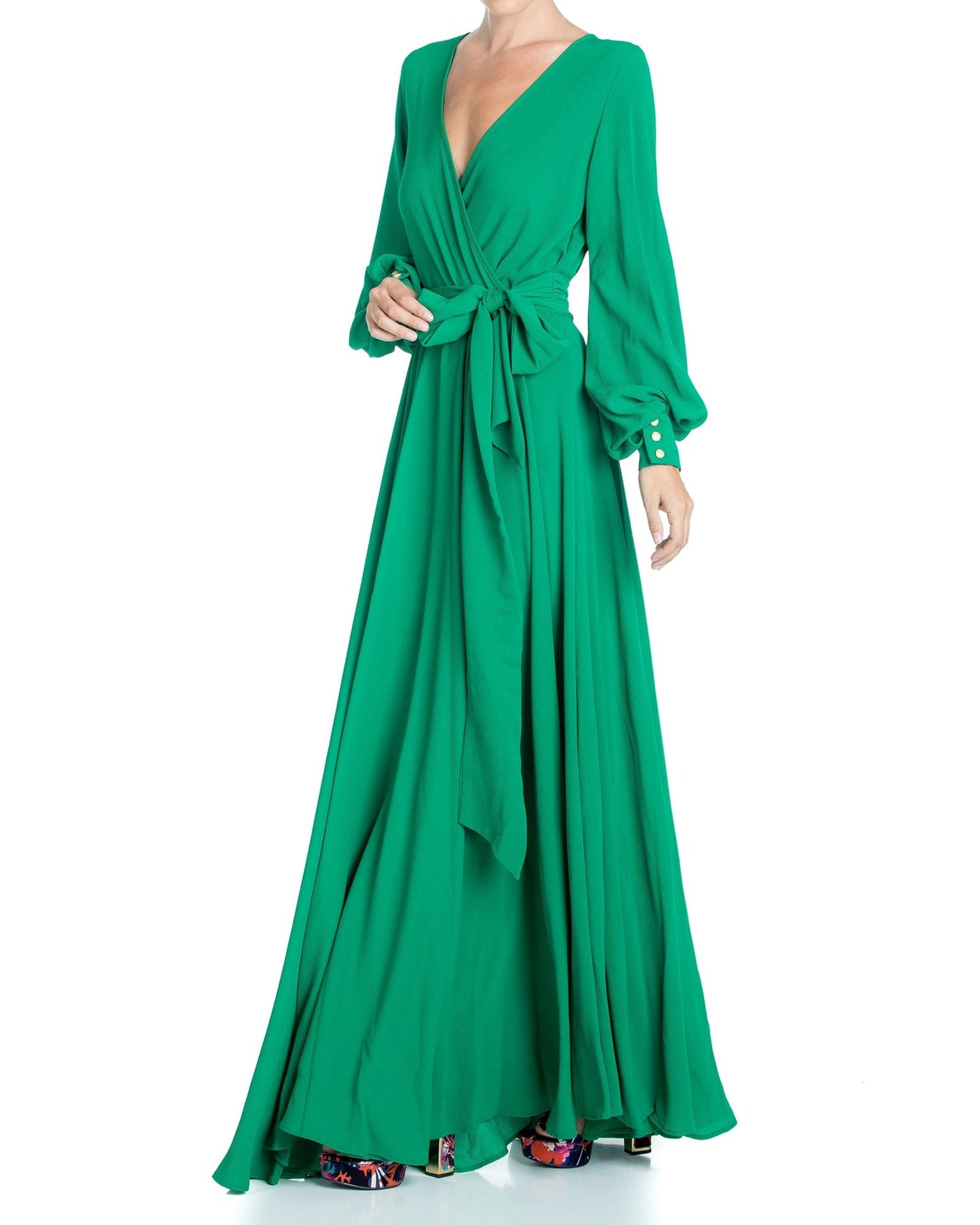 LilyPad Maxi Dress - Emerald by Meghan Fabulous