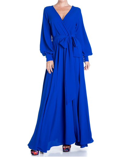 LilyPad Maxi Dress - Royal by Meghan Fabulous