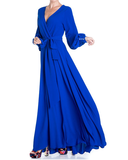 LilyPad Maxi Dress - Royal by Meghan Fabulous